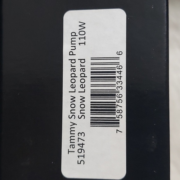 White Snow Leopard Heels 👠 - Picture 16 of 16